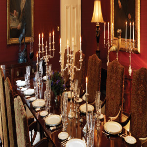Dinning Area at Pittormie Castle Scotland