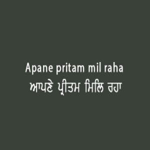 ਆਪਣੇ ਪ੍ਰੀਤਮ ਮਿਲਿ (Sri Guru Granth Sahib Page 90)