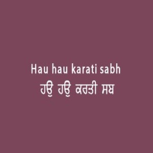 ਹਉ ਹਉ ਕਰਤੀ ਸਭ ਮੁਈ (Sri Guru Granth Sahib Page 84)