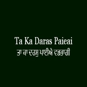 ਤਾ ਕਾ ਦਰਸੁ ਪਾਈਐ ਵਡਭਾਗੀ (Sri Guru Granth Sahib Page 193)