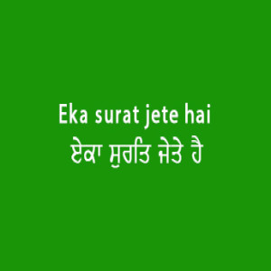Ekaa Surat Jete Hai Jee (Sri Guru Granth Sahib Page 24)