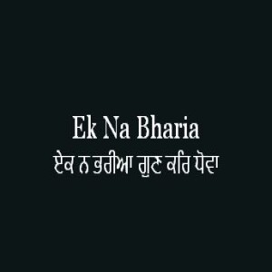 Ek Na Bharia Gun Kar Dhova (Sri Guru Granth Sahib Page 356)