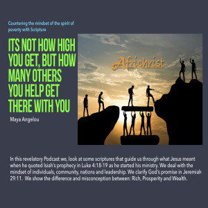 Understanding and eliminating the communal Poverty spirit using scripture