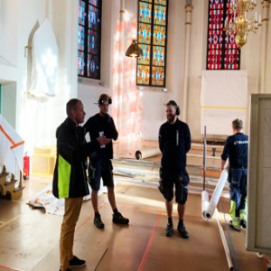 Renovering av Trollhättans kyrka