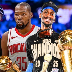 Naujieji čempionai, Durantas į „Rockets“, žiauri trauma ir įspūdingas sezonas | Trigubas dublis