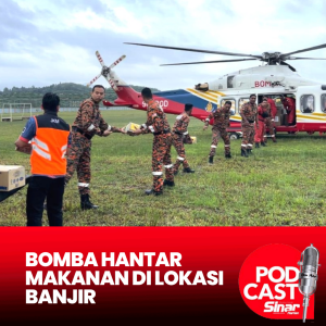 Banjir: Bomba hantar bekalan makanan ke lokasi terputus hubungan