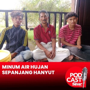 Tiga nelayan minum air hujan sepanjang lima hari hanyut di laut