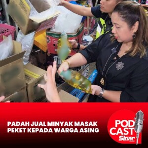 Peruncit jual minyak masak peket kepada peniaga warga asing diserbu