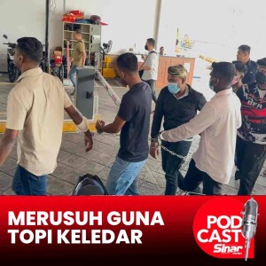 Enam lelaki merusuh guna topi keledar didakwa