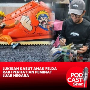 Lukisan kasut anak Felda raih perhatian peminat luar negara
