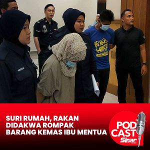 Suri rumah, rakan didakwa rompak barang kemas ibu mentua