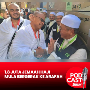 1.8 juta jemaah haji mula bergerak ke Arafah