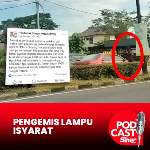 Pengemis di lampu isyarat merimaskan