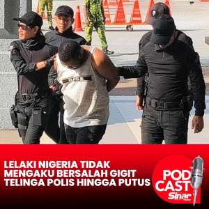 Lelaki Nigeria nafi gigit telinga polis hingga putus