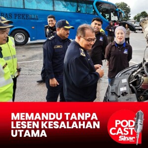 Memandu tanpa lesen kesalahan utama pemandu