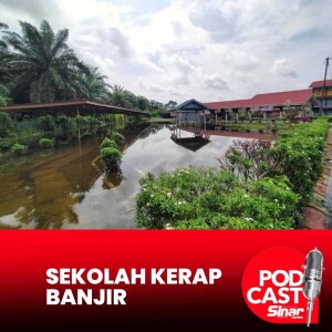 Sekolah kerap banjir, padang dah macam bendang