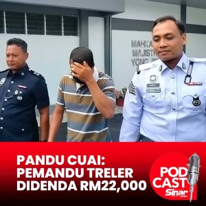 Pemandu treler didenda RM22,000 kerana memandu secara cuai