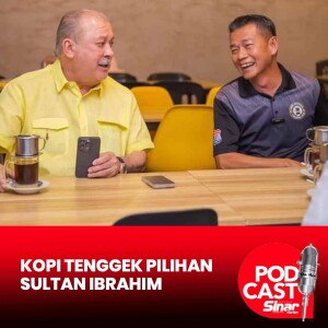 Teruja Sultan Ibrahim singgah Kafe Kopi Tenggek di Tanjung Piai