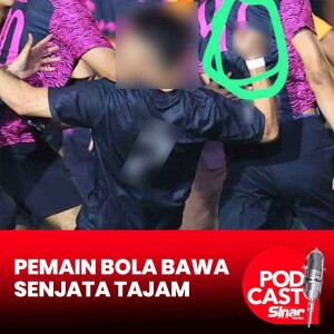 Polis buru pemain bola bergaduh acu senjata tajam