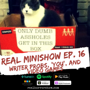 Real Minishow Ep. 16 - Writer Probs, ’You’, and Video Games