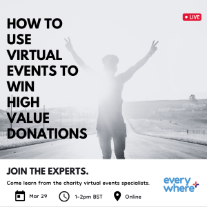 How to use virtual events with high value donors
