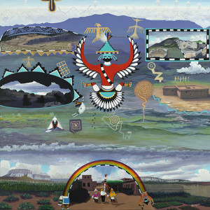 Newly Arrived Zuni Map Art Provides a Different Perspective