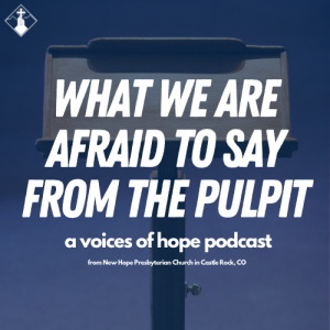 What We Are Afraid To Say From The Pulpit: Emotions Conclusion