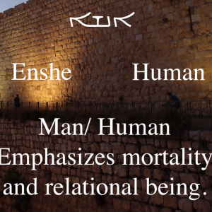 Aramaic word of the Day - Enasha (Human)