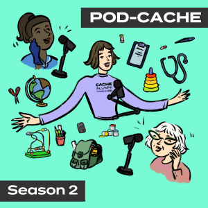 S2E17 - Careers, Early Years Education and a little bit of sparkle - POD-CACHE meets Annie Pendrey