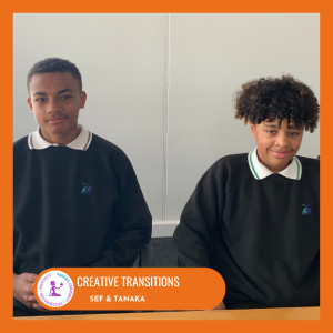 Creative Transitions Schools Engagement : Young people of colour on life in Portsmouth : Sef and Tanaka