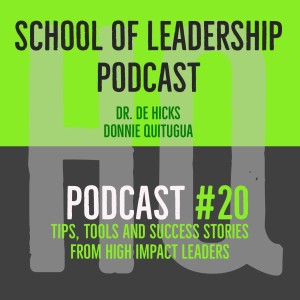HQ: The School of Leadership ---Confessions of a Recreational Speeder.  Podcast #20