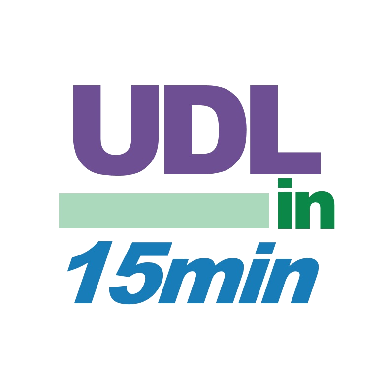 UDL in 15 Minutes