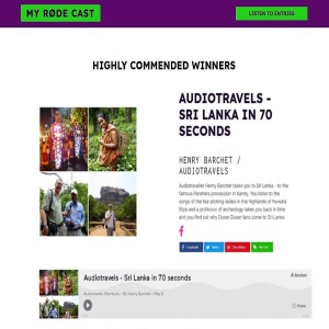 Audiotravels-Extra: Sri Lanka in 70 seconds