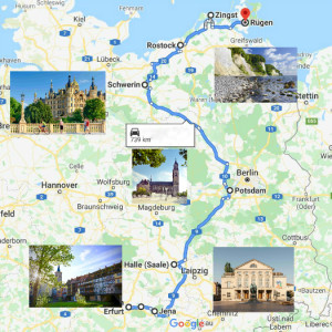 Audiotravels mit Henry Barchet: Ostdeutscher Road Trip – Von Erfurt nach Rügen