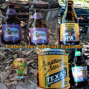 Labor Day Beer - Saint Arnolds Divine Reserve 14 & 18, Voodoo Ranger, 420 Extra Pale Ale, Texas Golden Bock, and Wick for Brains Pumpkin ale