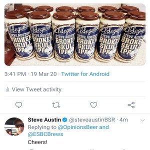 Steve Austins Broken Skull IPA - Stone Cold Mania and Wrestlemania 36 Predictions