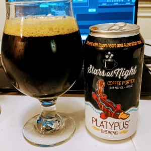 Oscar Nominations and Best Movies of 2019 - Stars at Night Coffee Porter by Platypus Brewing - Opinions and Beer