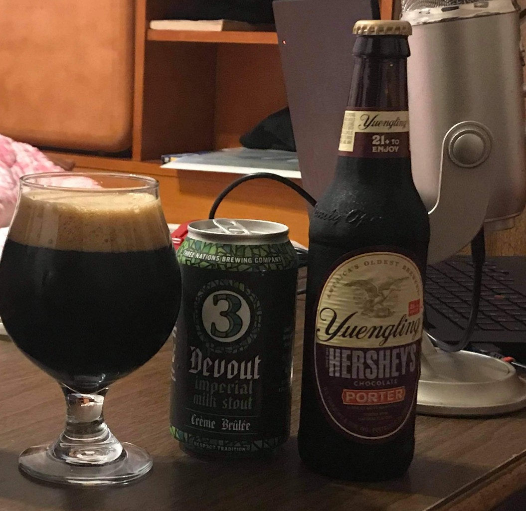 Devout Creme Brulee Stout and Yuengling Hershey Porter- Categories and Trending Where Game