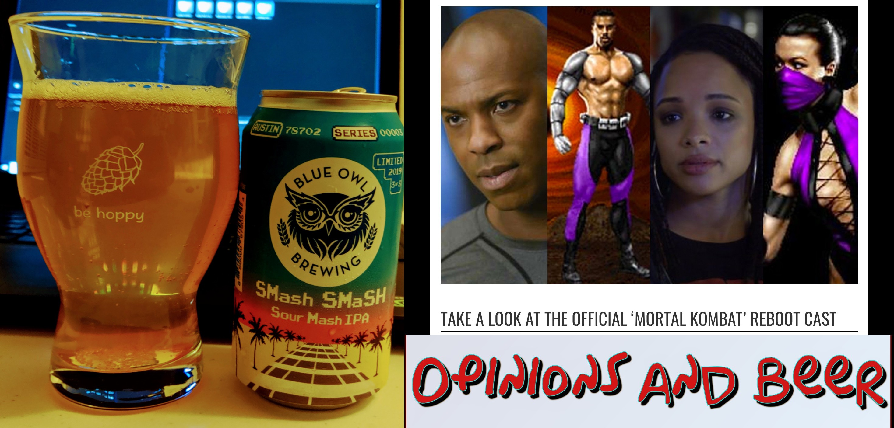 Smash Smash Sour Mash IPA - Mortal Kombat Reboot Casting React
