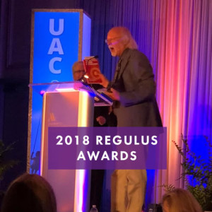 Steven Forrest Accepts the 2018 Regulus Award