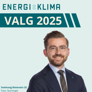 Sveinung Rotevatn (V) om Stortingsvalget, klimaforlik, EU og energipolitikk