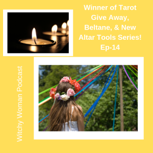 Tarot Deck Winner, Beltane, & Altar Tools-Candles