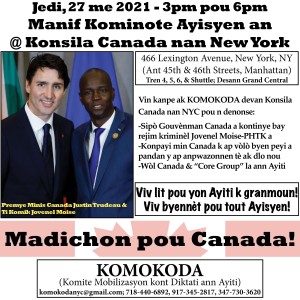 Emisyon KOMOKODA pou mèkredi 26 me 2021