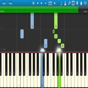My Heart Will Go On - Titanic theme song -piano version (Synthesia)