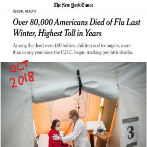 80,000 COVID vs. 80,000 Flu Deaths