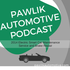 2014 Electric Smart Car Maintenance Service and Brake Repair