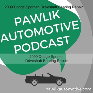 2009 Dodge Sprinter, Driveshaft Bearing Repair