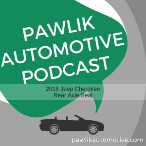 2016 Jeep Cherokee Rear Axle Seal