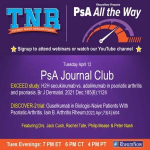 TNR- Psoriatic Arthritis Journal Club Tuesday Nite Rheuma
