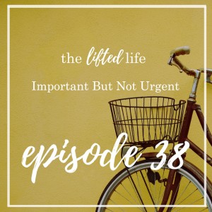 Ep #38: Important But Not Urgent